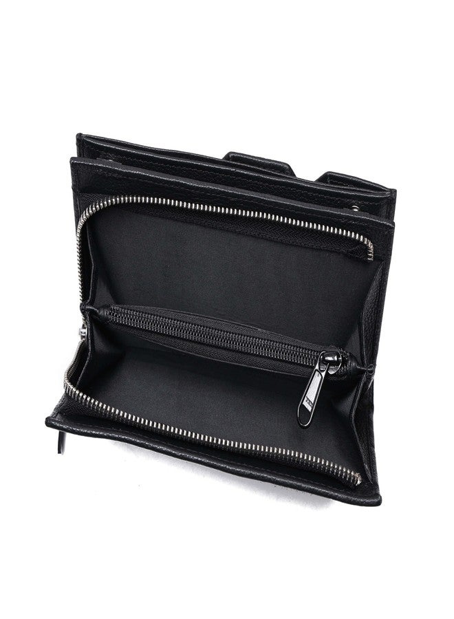 Celtic Premium Genuine Leather Long Wallet for Women with Multiple Card Slots & Zip Coin Pocket - Image 3